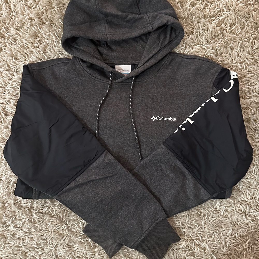 Mens Columbia Charcoal Pullover Hoodie